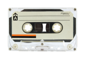 cassette tape isolated with clipping path png