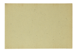 Blank recycle paper isolated with clipping path for mockup png