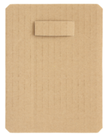 recycled cardboard isolated with clipping path png