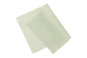 White fabric sample isolated with clipping path png