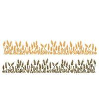 Wild ears of wheat andherb, grass.Cereal corn hand made.Vector illustration.Brown and black lines on a white background.Isolated hand drawn pictures.Rye drawn in one line for the frame vector