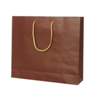 red shopping bag isolated with clipping path for mockup png