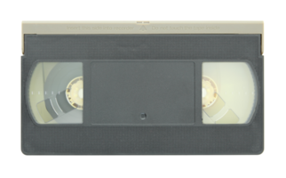 vídeo cinta casete aislado con recorte camino png