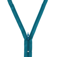 blue zipper isolated with clipping path png