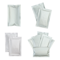 set of plastic package isolated with clipping path png