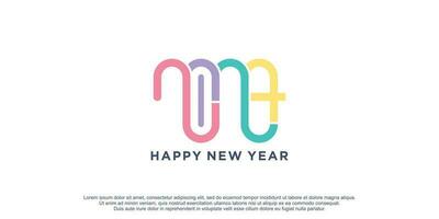 2024 logo design vector with creative unique style premium vector