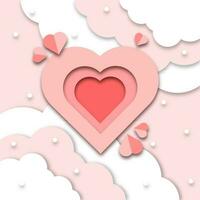 Romantic Love icons Background Design for Your Heartfelt Creations photo