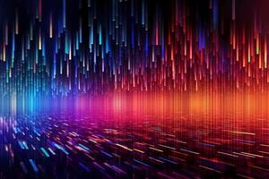abstract Stripes neon color Background. photo
