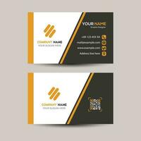 Abstract professional business card template vector