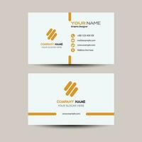 Abstract professional business card template vector