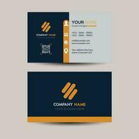Abstract professional business card template vector