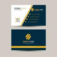 Abstract professional business card template vector