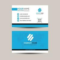 Abstract professional business card template vector