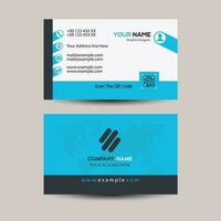 Abstract professional business card template or visiting card set vector
