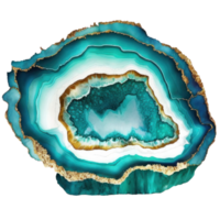 agaat geode plakjes clip art waterverf t-shirt ontwerp, transparant achtergrond, ai gegenereerd png