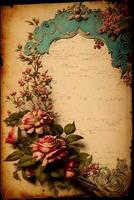 Vintage even background paper. photo