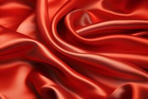 Red silk background stock photo. photo