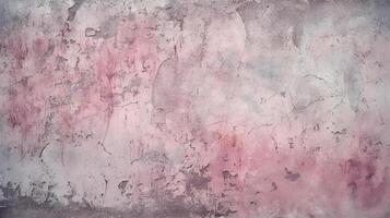 Pink gray cement concrete texture, grunge rough old stain gray background. photo