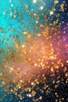 Teeny tiny tulle sparkles glam pink and turquoise hd wallpaper, in the style of light blue and yellow, vibrant academia, poured, dark bronze and teal, psychedelic. photo