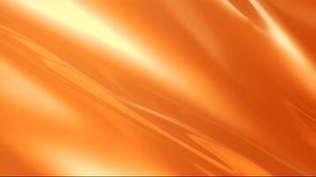 Glistening light orange color simple background texture. AI generative photo