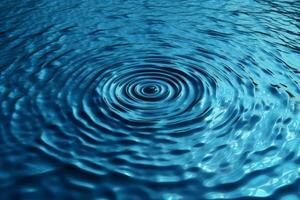 Bluish Ripple Effect water Background. photo