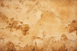 Rock abstract warm beige wall background. photo