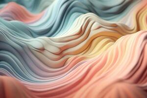 An impressive 3d artwork in the form of colors. photo
