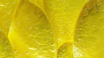 Glistening light lemon color simple background texture. photo