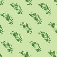 Seamless pattern with tropical leaves vector