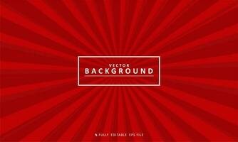 Red Sun Burst Vector Background
