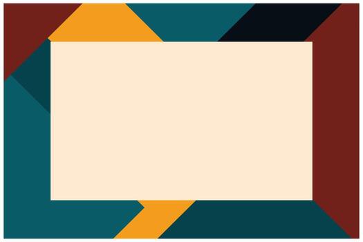 Abstract background with geometric elements. Vector illustration in a flat style. Background with blank squares on which information can be written