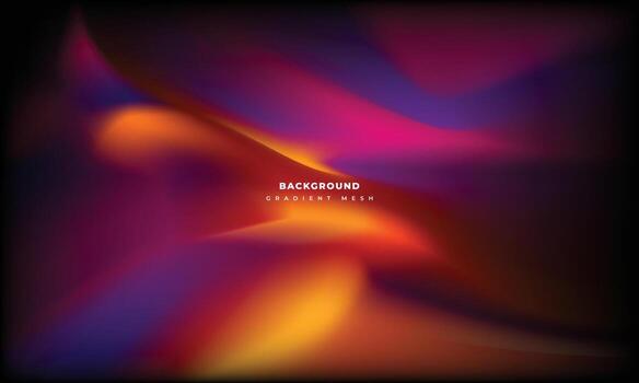vistoso fluido degradado malla antecedentes modelo Copiar espacio. dinámica color fluir fondo diseño para póster, bandera, aterrizaje página, folleto, folleto, folleto, folleto, o cubrir. vector