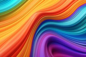 Colorful abstract wavy style background wallpaper. photo