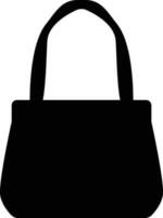 purse icon. bag silhouettes sign. female purse symbol. female purse logo. flat style. vector