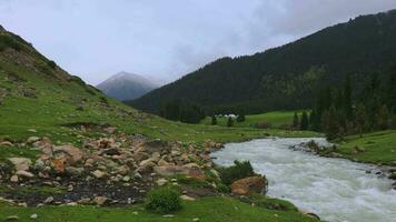 Cloudy Weather In The Mountains Of Kyrgyzstan video