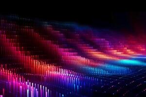 abstract Stripes neon color Background. photo