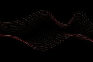 red and black soft 3D Halftone Wave Effect. simple gradient abstract background. suitable for landing page and computer desktop wallpaper. vector