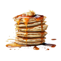 Watercolor Breakfast Clipart Food png