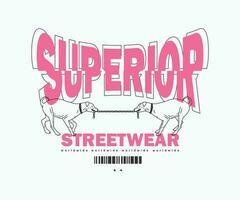 futurista ilustración de superior t camisa diseño, vector gráfico, tipográfico póster o camisetas calle vestir y urbano estilo