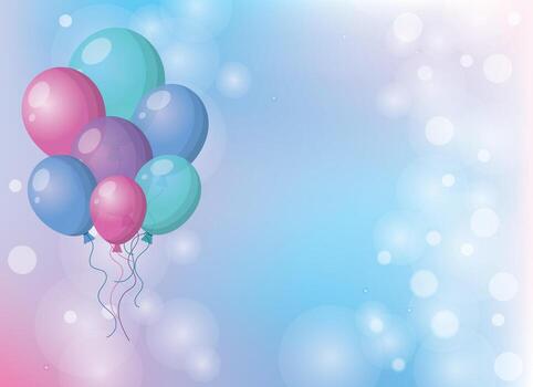 vector antecedentes con globos