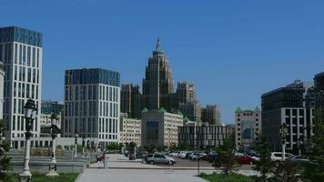 Large Modern Buildings In The Center Of Astana, Kazakhstan video