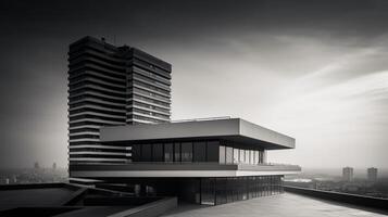 Minimalistic professional architecture photograpy. photo