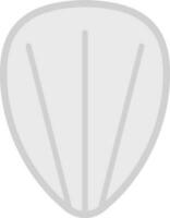 Isolated Abdominal Guard Icon In Flat Style. vector