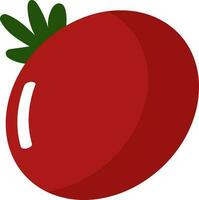 aislado tomate elemento en plano estilo. vector