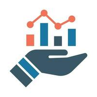 Data analytics icon monitoring Big data analysis Containing database vector