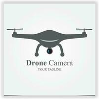 camera drone logo premium elegant template vector eps 10