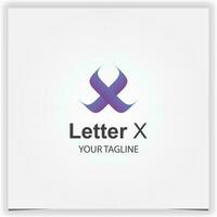 modern letter x logo premium elegant template vector eps 10