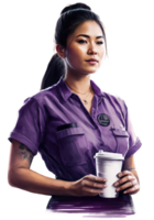 Emergency girl Nurse Clipart t-shirt design, transparent background, png