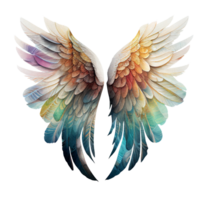 Watercolor Angel Wings beautiful wings, flight, bird, tattoo png