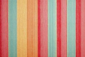 Vintage summer spring autumn stripe pattern, linen fabric texture. photo